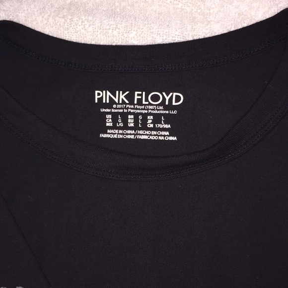 pink floyd v-cut short sleeved shirt - Picture 2 of 5